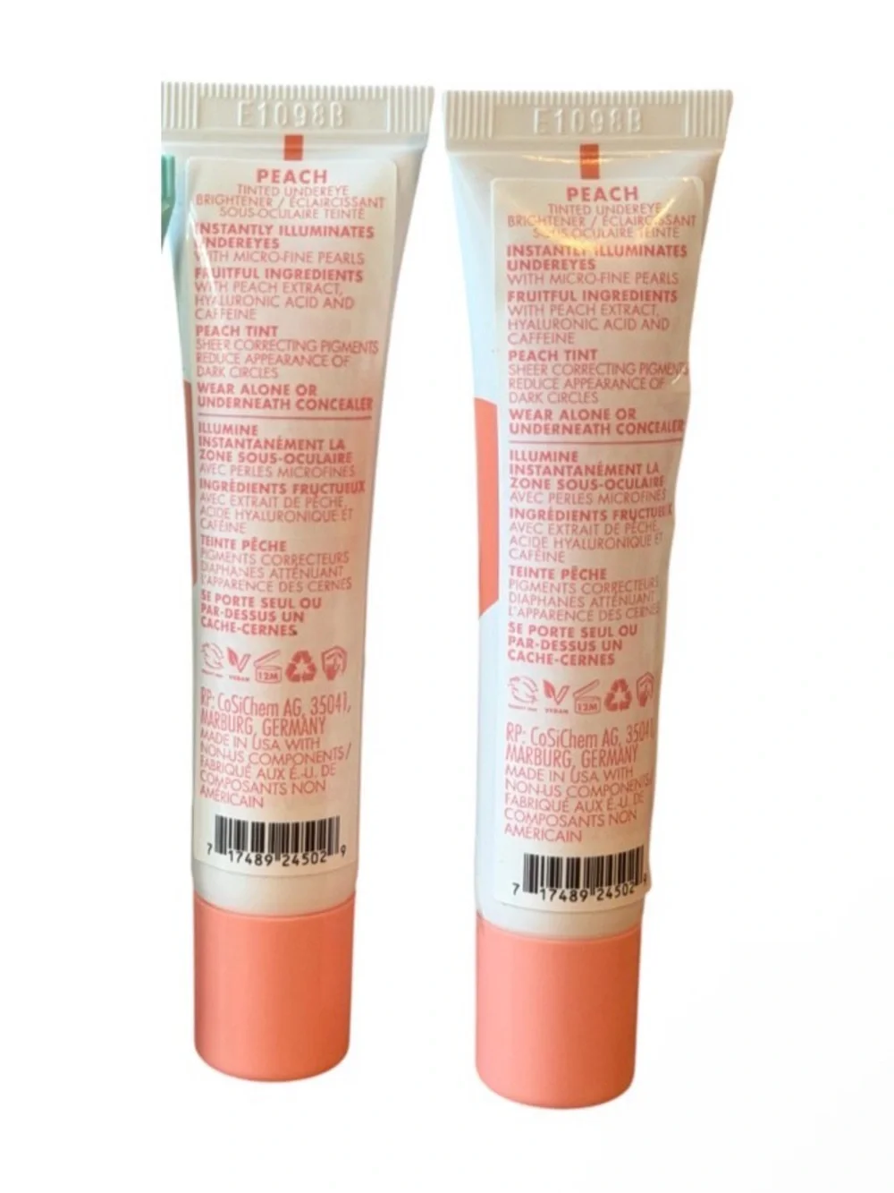 Set of 2 Milani Illuminate Peach Tinted Undereye Brightener - 0.51 fl. oz